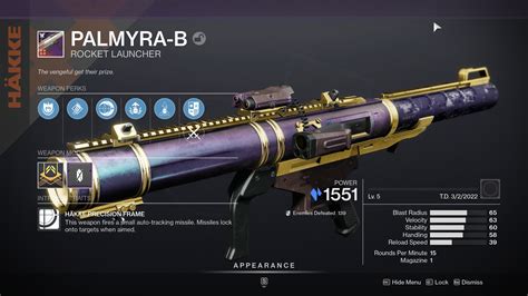 Palmyra b god roll - If you're running Void you can use Font of Might and Volatile Flow to make Red Herring better. Palmyra-B is better with Auto losing Explosive Light which you can pair with Izinagi or Witherhoard or just a good special in general. Palmyra can also have Font of Might on demand for dps phases with supreme wellmaker.
